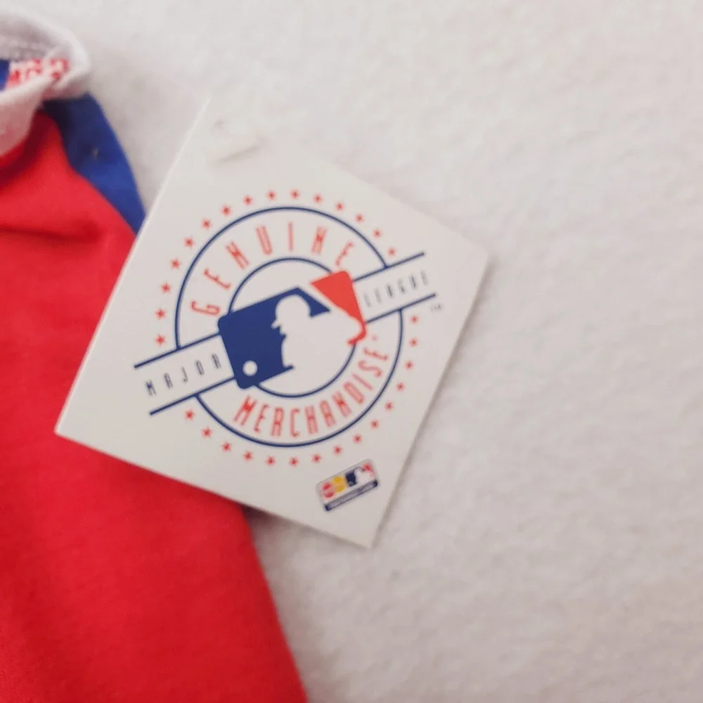 Texas Rangers Tank Top Womens XXL Blue Red Spellout Logo Shirt Baseball MLB NWT